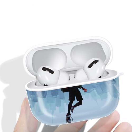 Spider Man スパイダーマン 【AirPods Pro用】ハードシェル保護ケース 耐衝撃・防指紋・カラビナ付き商品仕様