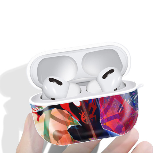 Spider Man スパイダーマン 【AirPods Pro用】ハードシェル保護ケース 耐衝撃・防指紋・カラビナ付き商品仕様