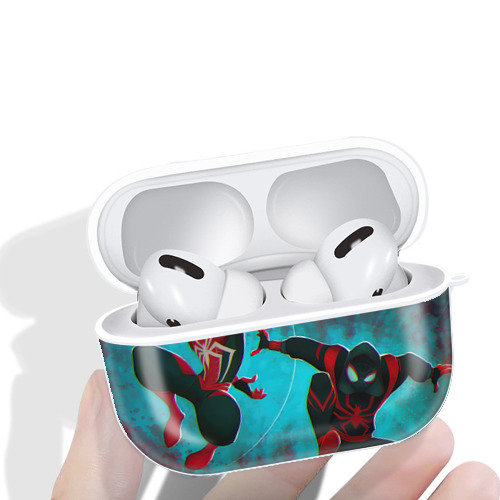 Spider Man スパイダーマン 【AirPods Pro用】ハードシェル保護ケース 耐衝撃・防指紋・カラビナ付き商品仕様