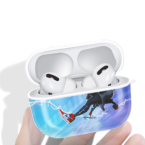 Spider Man スパイダーマン 【AirPods Pro用】ハードシェル保護ケース 耐衝撃・防指紋・カラビナ付き商品仕様