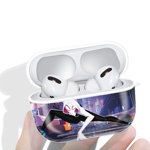 Spider Man スパイダーマン 【AirPods Pro用】ハードシェル保護ケース 耐衝撃・防指紋・カラビナ付き商品仕様