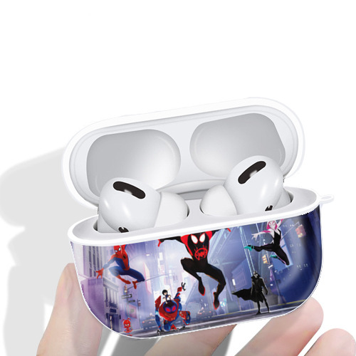 Spider Man スパイダーマン 【AirPods Pro用】ハードシェル保護ケース 耐衝撃・防指紋・カラビナ付き商品仕様