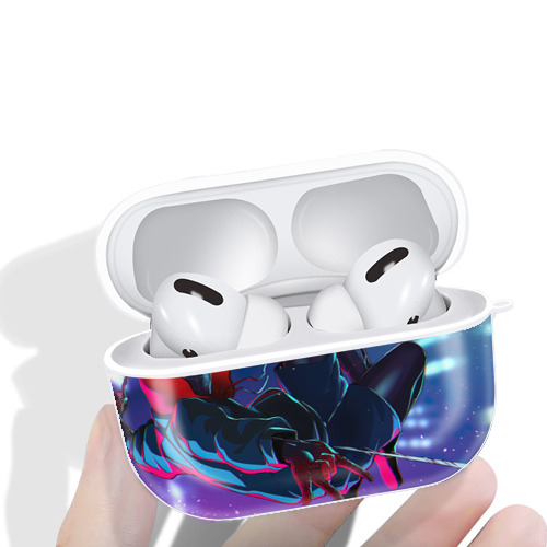 Spider Man スパイダーマン 【AirPods Pro用】ハードシェル保護ケース 耐衝撃・防指紋・カラビナ付き商品仕様