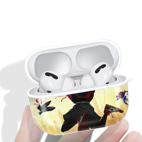 Spider Man スパイダーマン 【AirPods Pro用】ハードシェル保護ケース 耐衝撃・防指紋・カラビナ付き商品仕様