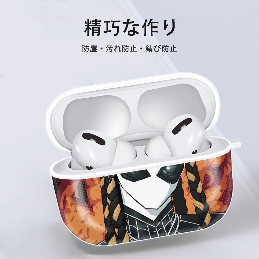 Spider Man スパイダーマン 【AirPods Pro用】ハードシェル保護ケース 耐衝撃・防指紋・カラビナ付き商品仕様