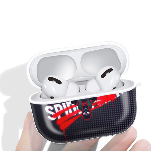 Spider Man スパイダーマン 【AirPods Pro用】ハードシェル保護ケース 耐衝撃・防指紋・カラビナ付き商品仕様