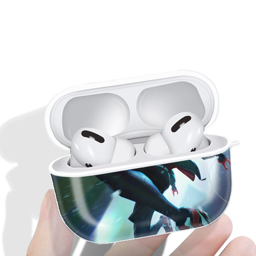 Spider Man スパイダーマン 【AirPods Pro用】ハードシェル保護ケース 耐衝撃・防指紋・カラビナ付き商品仕様