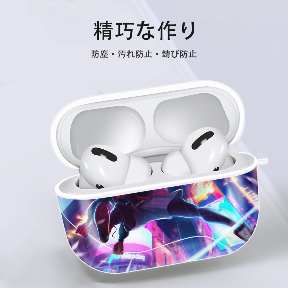 Spider Man スパイダーマン 【AirPods Pro用】ハードシェル保護ケース 耐衝撃・防指紋・カラビナ付き商品仕様