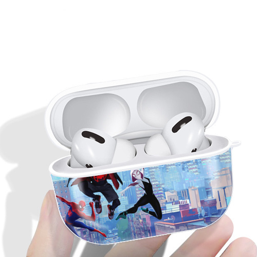 Spider Man スパイダーマン 【AirPods Pro用】ハードシェル保護ケース 耐衝撃・防指紋・カラビナ付き商品仕様