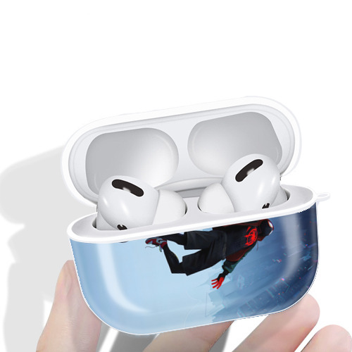 Spider Man スパイダーマン 【AirPods Pro用】ハードシェル保護ケース 耐衝撃・防指紋・カラビナ付き商品仕様