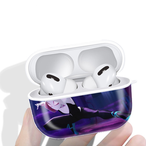 Spider Man スパイダーマン 【AirPods Pro用】ハードシェル保護ケース 耐衝撃・防指紋・カラビナ付き商品仕様