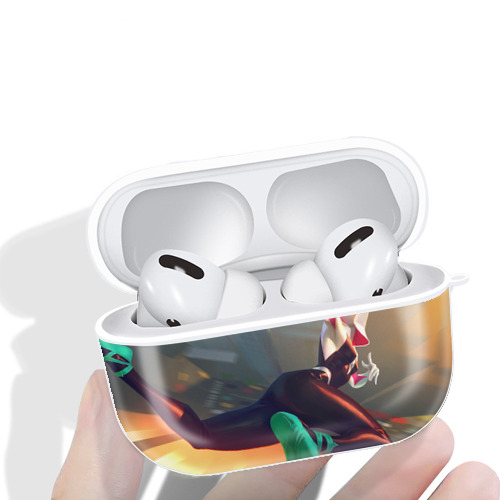 Spider Man スパイダーマン 【AirPods Pro用】ハードシェル保護ケース 耐衝撃・防指紋・カラビナ付き商品仕様