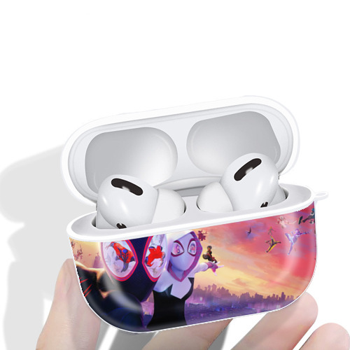 Spider Man スパイダーマン 【AirPods Pro用】ハードシェル保護ケース 耐衝撃・防指紋・カラビナ付き商品仕様