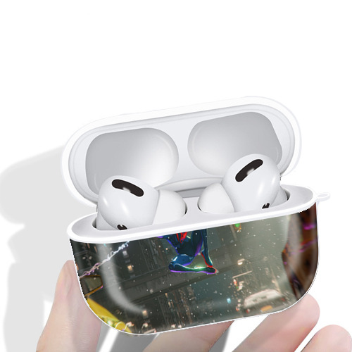 Spider Man スパイダーマン 【AirPods Pro用】ハードシェル保護ケース 耐衝撃・防指紋・カラビナ付き商品仕様