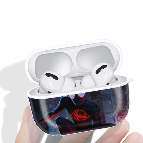 Spider Man スパイダーマン 【AirPods Pro用】ハードシェル保護ケース 耐衝撃・防指紋・カラビナ付き商品仕様