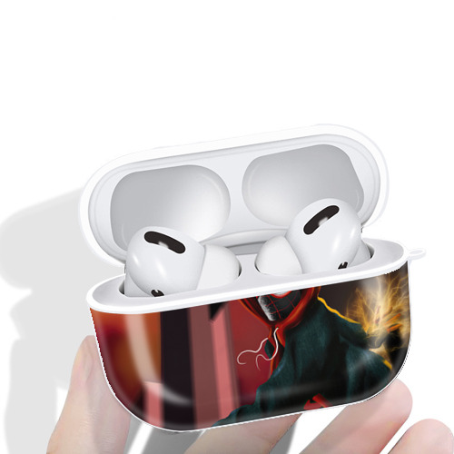 Spider Man スパイダーマン 【AirPods Pro用】ハードシェル保護ケース 耐衝撃・防指紋・カラビナ付き商品仕様