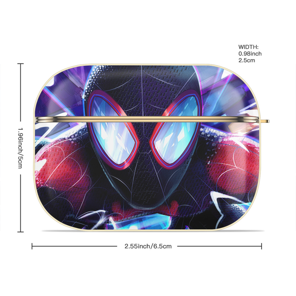 Spider Man スパイダーマン 【AirPods Pro用】ハードシェル保護ケース｜耐衝撃・防指紋・カラビナ付き商品仕様
