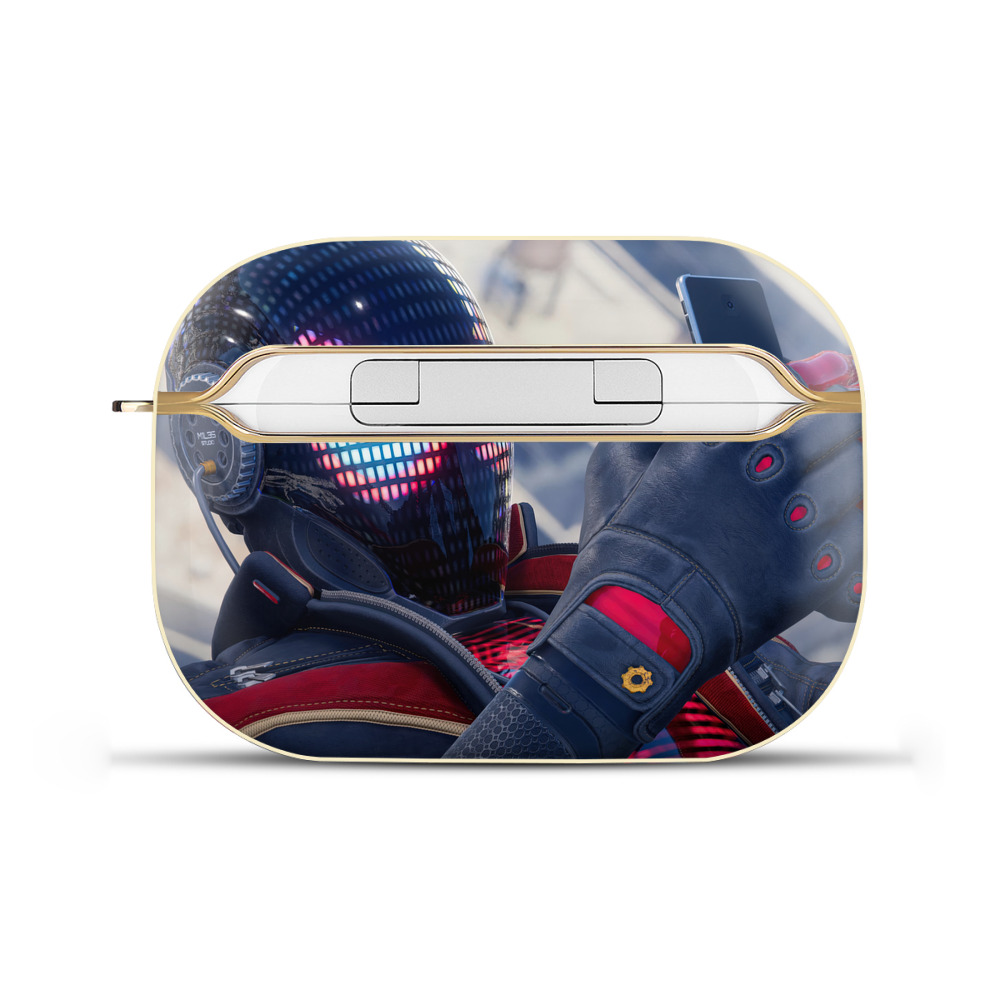 （画像用） Spider Man スパイダーマン 【AirPods Pro用】ハードシェル保護ケース｜耐衝撃・防指紋・カラビナ付き商品仕様