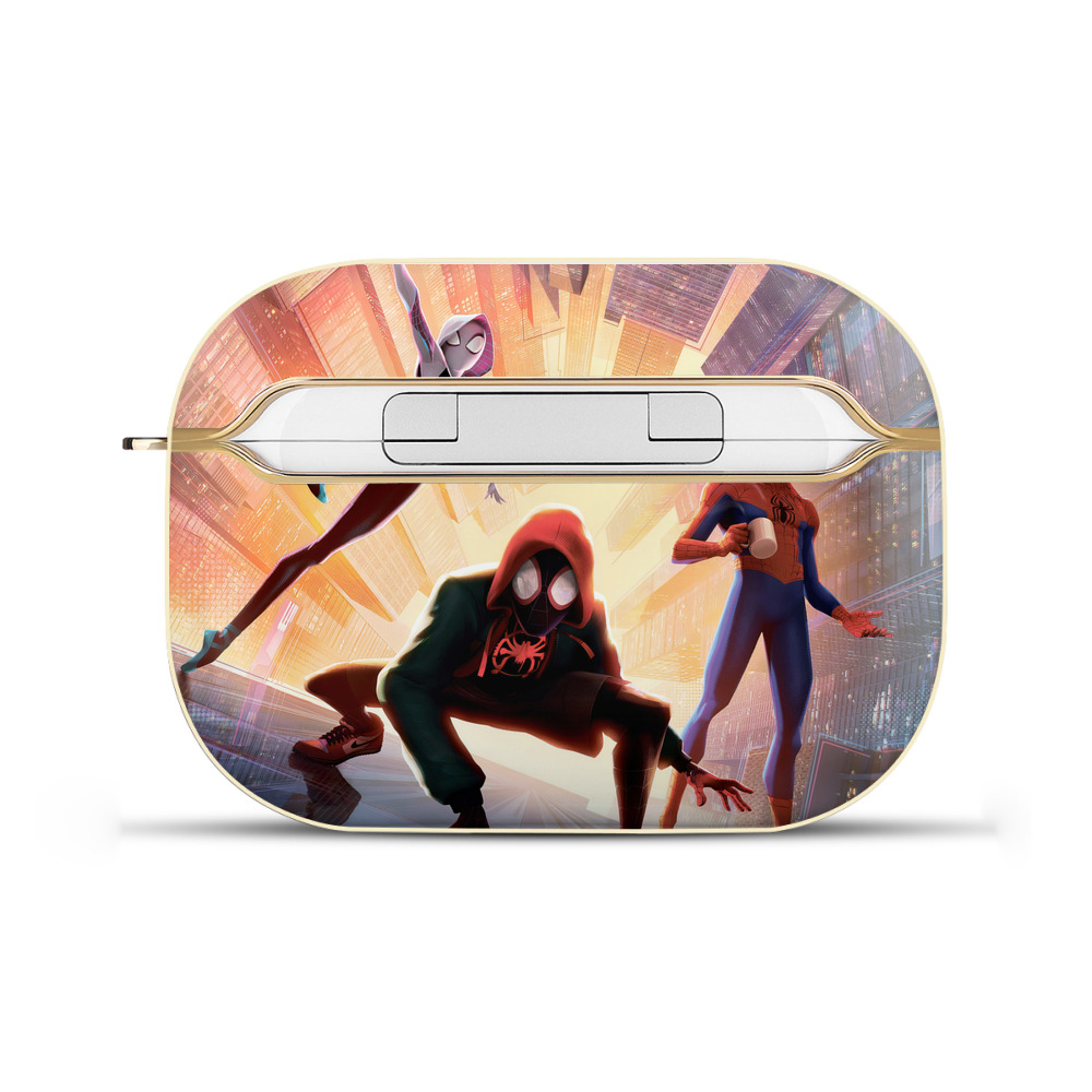 （画像用） Spider Man スパイダーマン 【AirPods Pro用】ハードシェル保護ケース｜耐衝撃・防指紋・カラビナ付き商品仕様