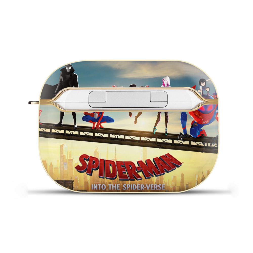 （画像用） Spider Man スパイダーマン 【AirPods Pro用】ハードシェル保護ケース｜耐衝撃・防指紋・カラビナ付き商品仕様