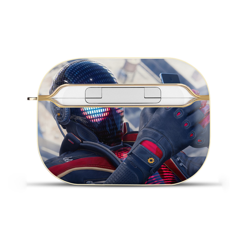 （画像用） Spider Man スパイダーマン 【AirPods Pro用】ハードシェル保護ケース｜耐衝撃・防指紋・カラビナ付き商品仕様