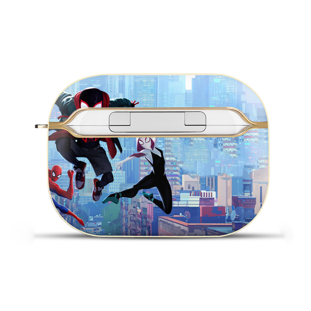 （画像用） Spider Man スパイダーマン 【AirPods Pro用】ハードシェル保護ケース｜耐衝撃・防指紋・カラビナ付き商品仕様