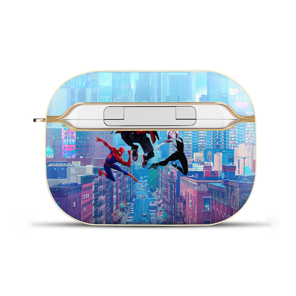 （画像用） Spider Man スパイダーマン 【AirPods Pro用】ハードシェル保護ケース｜耐衝撃・防指紋・カラビナ付き商品仕様