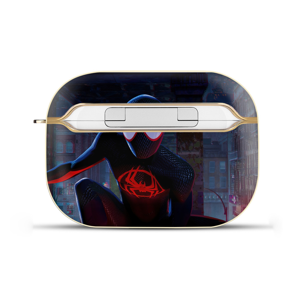 （画像用） Spider Man スパイダーマン 【AirPods Pro用】ハードシェル保護ケース｜耐衝撃・防指紋・カラビナ付き商品仕様