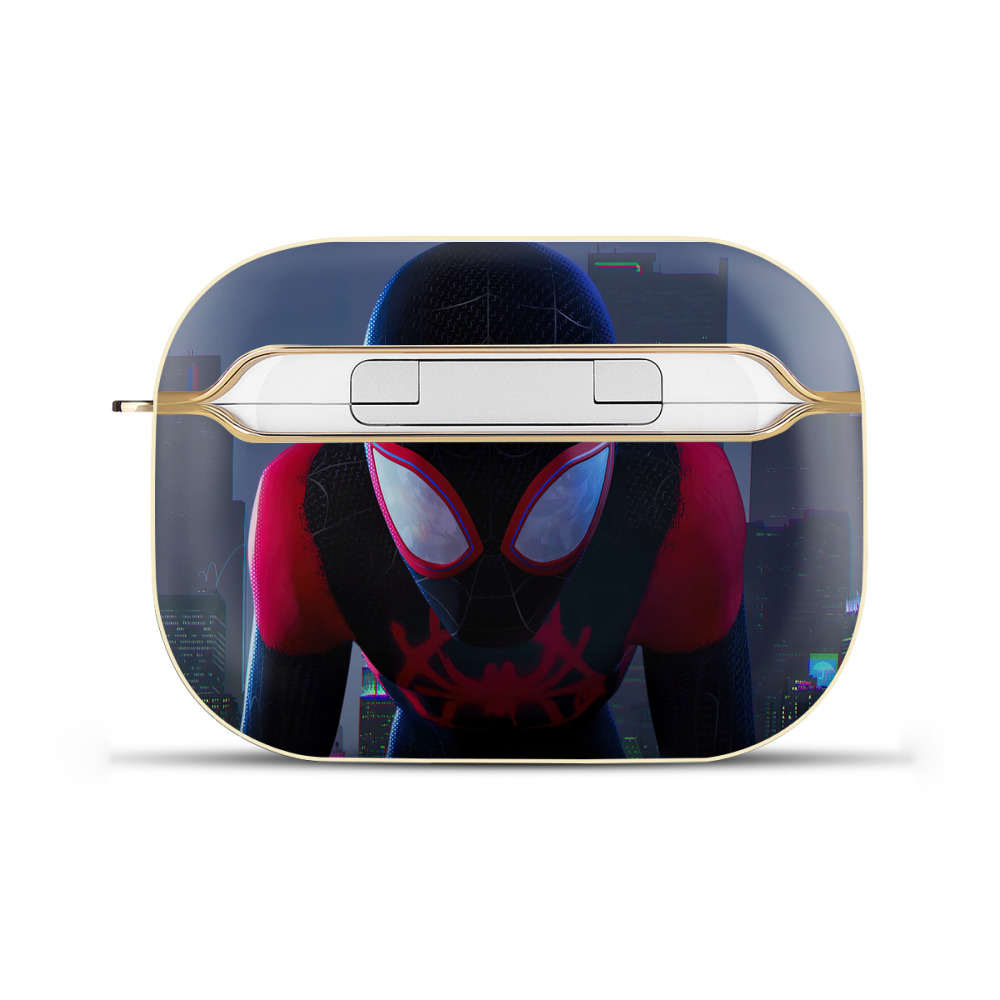（画像用） Spider Man スパイダーマン 【AirPods Pro用】ハードシェル保護ケース｜耐衝撃・防指紋・カラビナ付き商品仕様