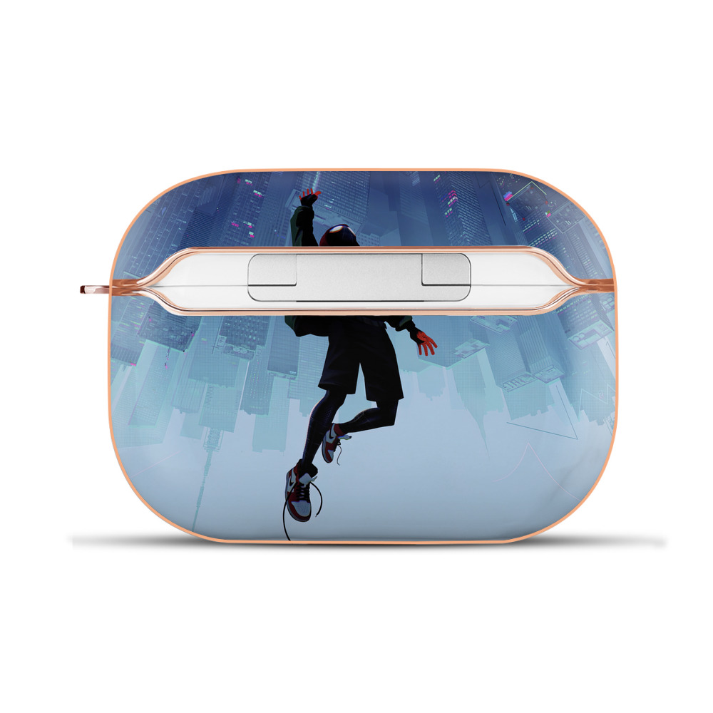 （画像用） Spider Man スパイダーマン 【AirPods Pro用】ハードシェル保護ケース｜耐衝撃・防指紋・カラビナ付き商品仕様