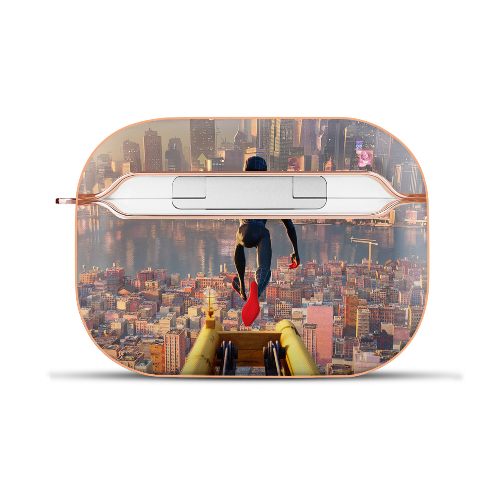 （画像用） Spider Man スパイダーマン 【AirPods Pro用】ハードシェル保護ケース｜耐衝撃・防指紋・カラビナ付き商品仕様