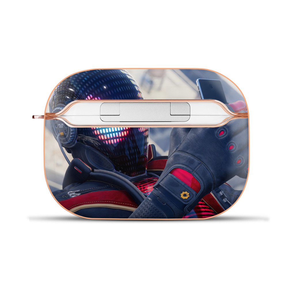 （画像用） Spider Man スパイダーマン 【AirPods Pro用】ハードシェル保護ケース｜耐衝撃・防指紋・カラビナ付き商品仕様