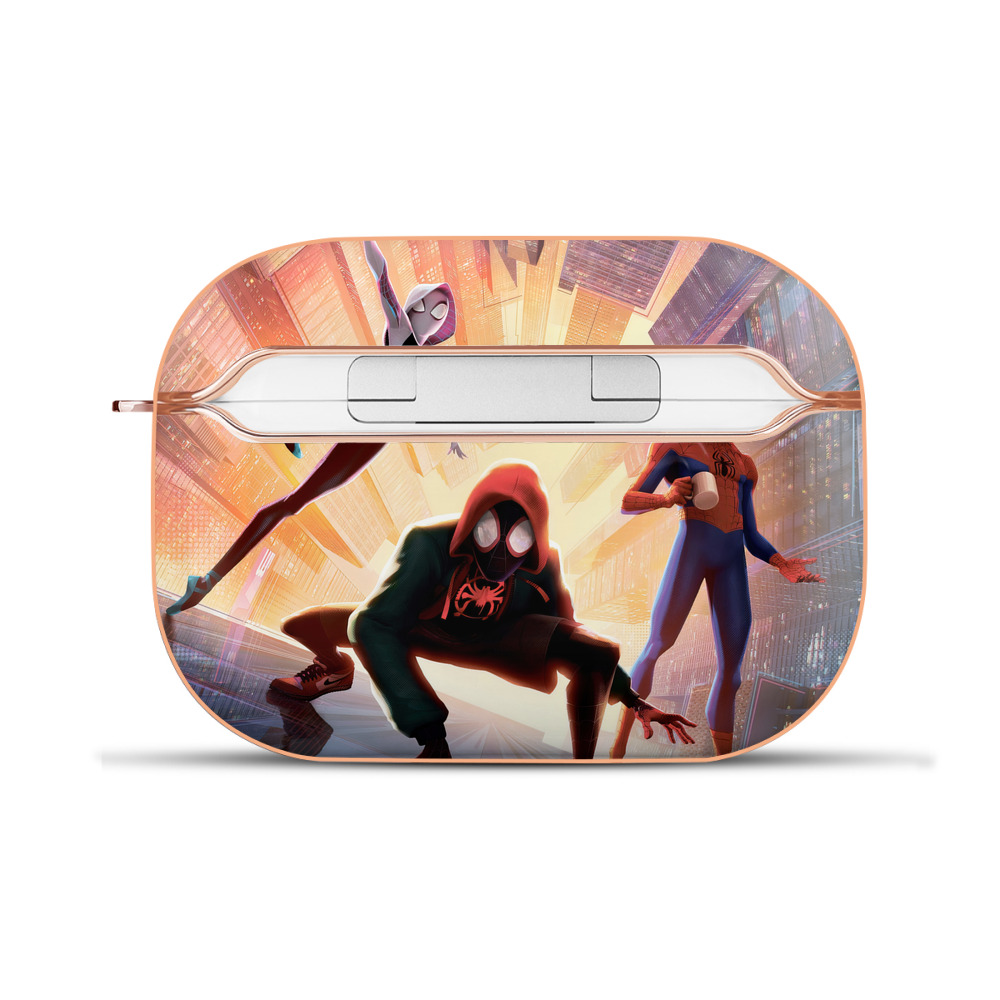 （画像用） Spider Man スパイダーマン 【AirPods Pro用】ハードシェル保護ケース｜耐衝撃・防指紋・カラビナ付き商品仕様