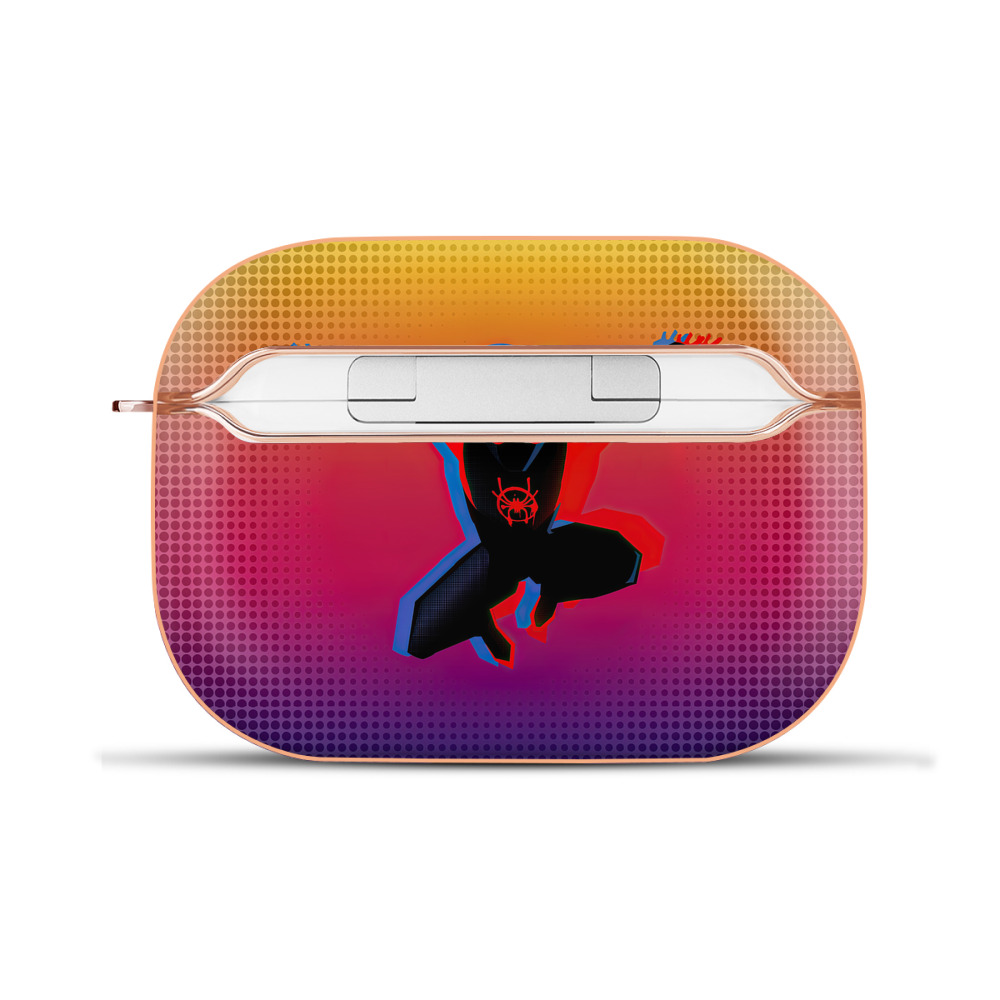 （画像用） Spider Man スパイダーマン 【AirPods Pro用】ハードシェル保護ケース｜耐衝撃・防指紋・カラビナ付き商品仕様