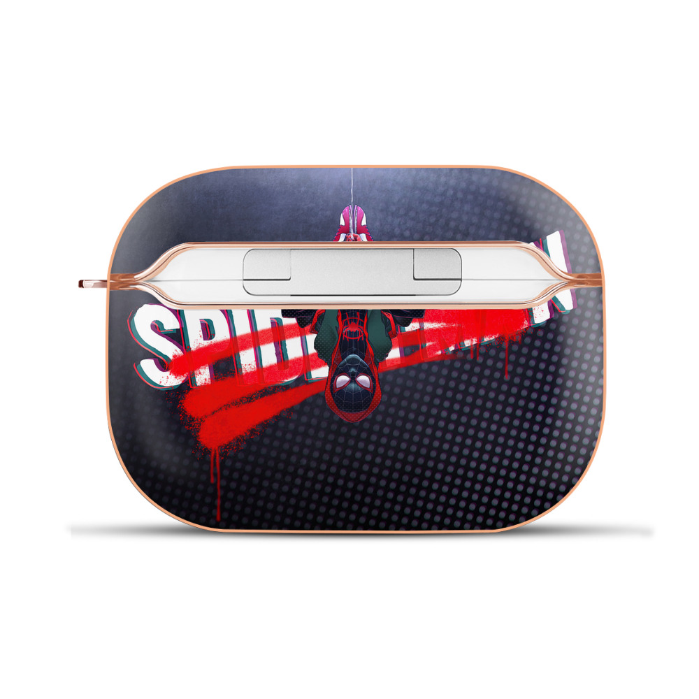 （画像用） Spider Man スパイダーマン 【AirPods Pro用】ハードシェル保護ケース｜耐衝撃・防指紋・カラビナ付き商品仕様