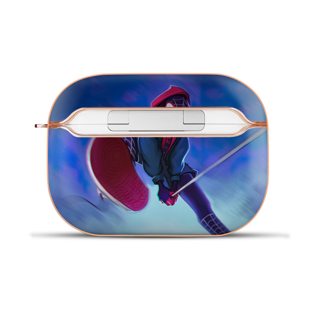 （画像用） Spider Man スパイダーマン 【AirPods Pro用】ハードシェル保護ケース｜耐衝撃・防指紋・カラビナ付き商品仕様
