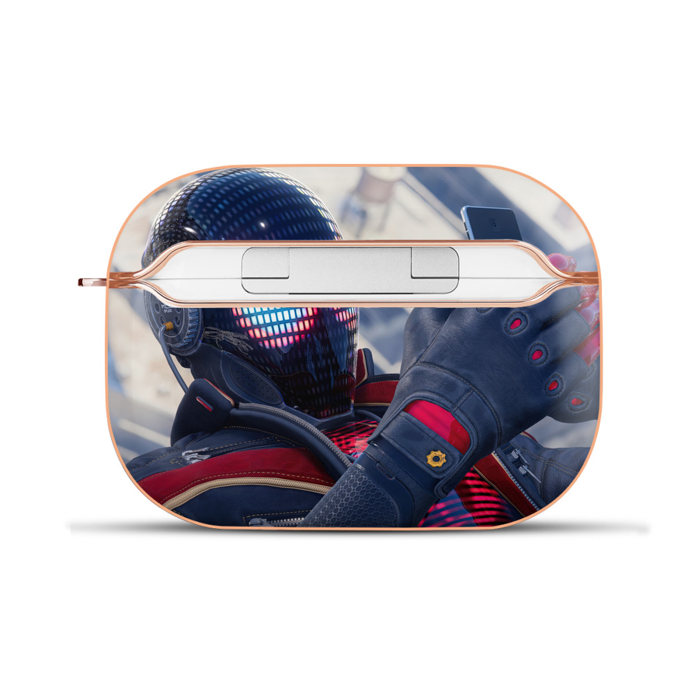 （画像用） Spider Man スパイダーマン 【AirPods Pro用】ハードシェル保護ケース｜耐衝撃・防指紋・カラビナ付き商品仕様