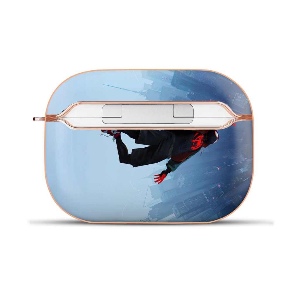（画像用） Spider Man スパイダーマン 【AirPods Pro用】ハードシェル保護ケース｜耐衝撃・防指紋・カラビナ付き商品仕様