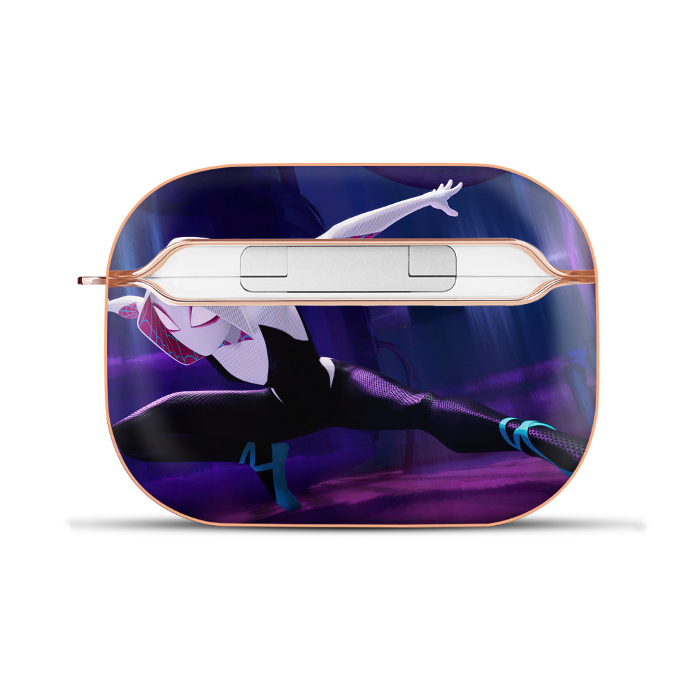 （画像用） Spider Man スパイダーマン 【AirPods Pro用】ハードシェル保護ケース｜耐衝撃・防指紋・カラビナ付き商品仕様