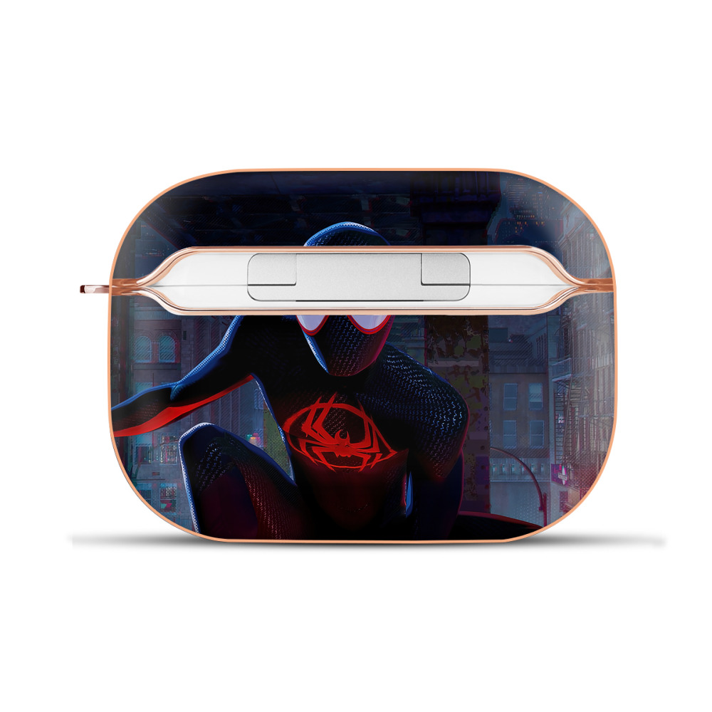 （画像用） Spider Man スパイダーマン 【AirPods Pro用】ハードシェル保護ケース｜耐衝撃・防指紋・カラビナ付き商品仕様
