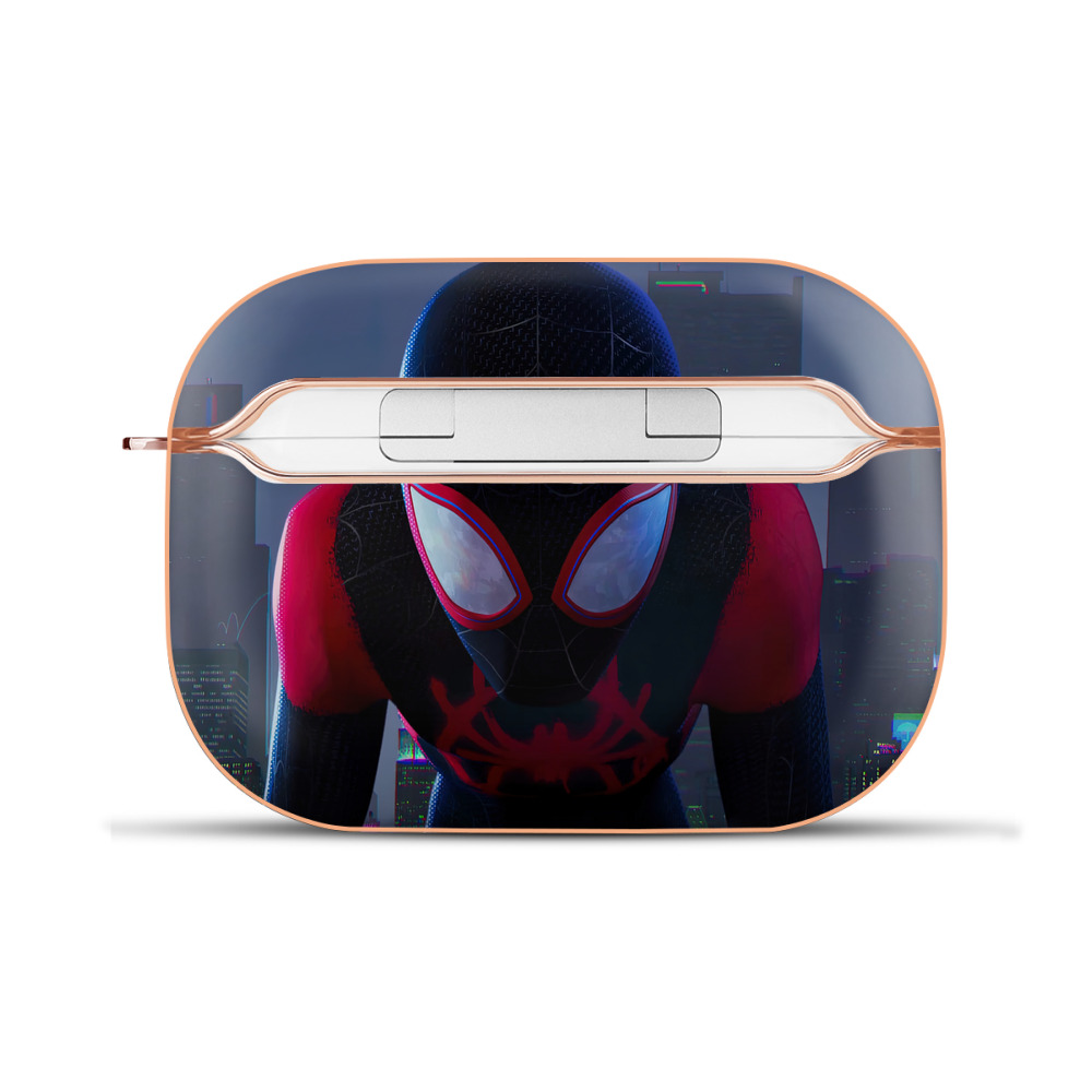 （画像用） Spider Man スパイダーマン 【AirPods Pro用】ハードシェル保護ケース｜耐衝撃・防指紋・カラビナ付き商品仕様