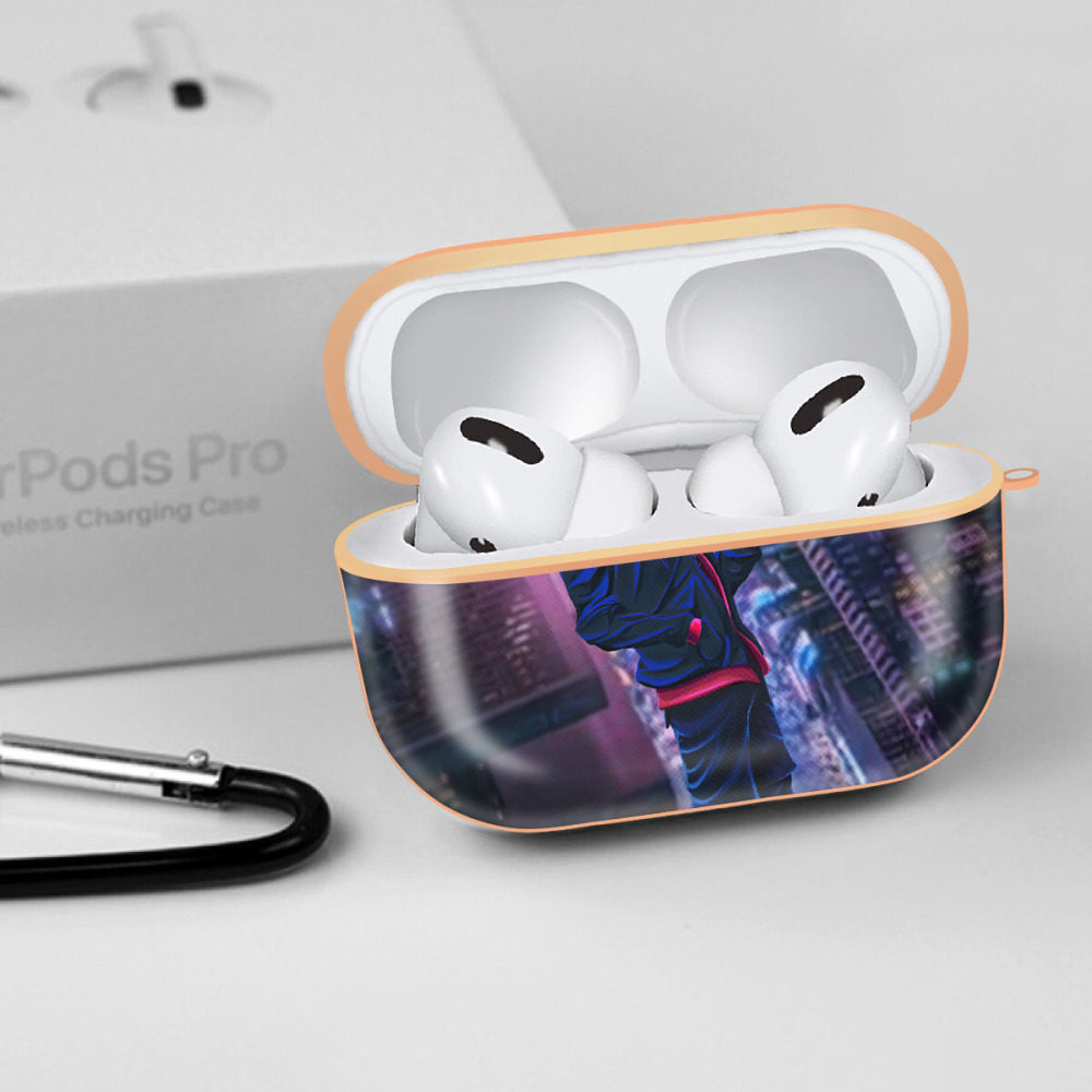 Spider Man スパイダーマン 【AirPods Pro用】ハードシェル保護ケース｜耐衝撃・防指紋・カラビナ付き商品仕様
