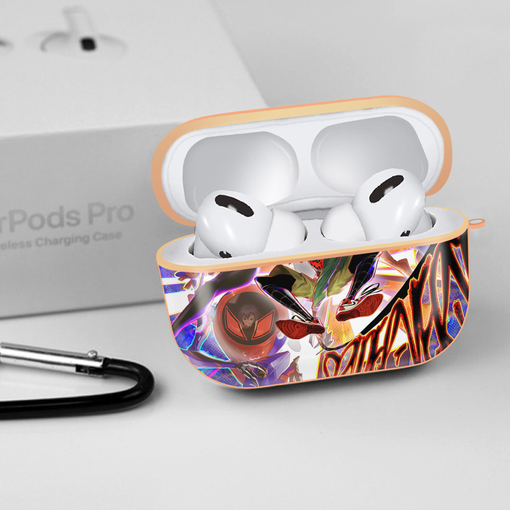 Spider Man スパイダーマン 【AirPods Pro用】ハードシェル保護ケース｜耐衝撃・防指紋・カラビナ付き商品仕様
