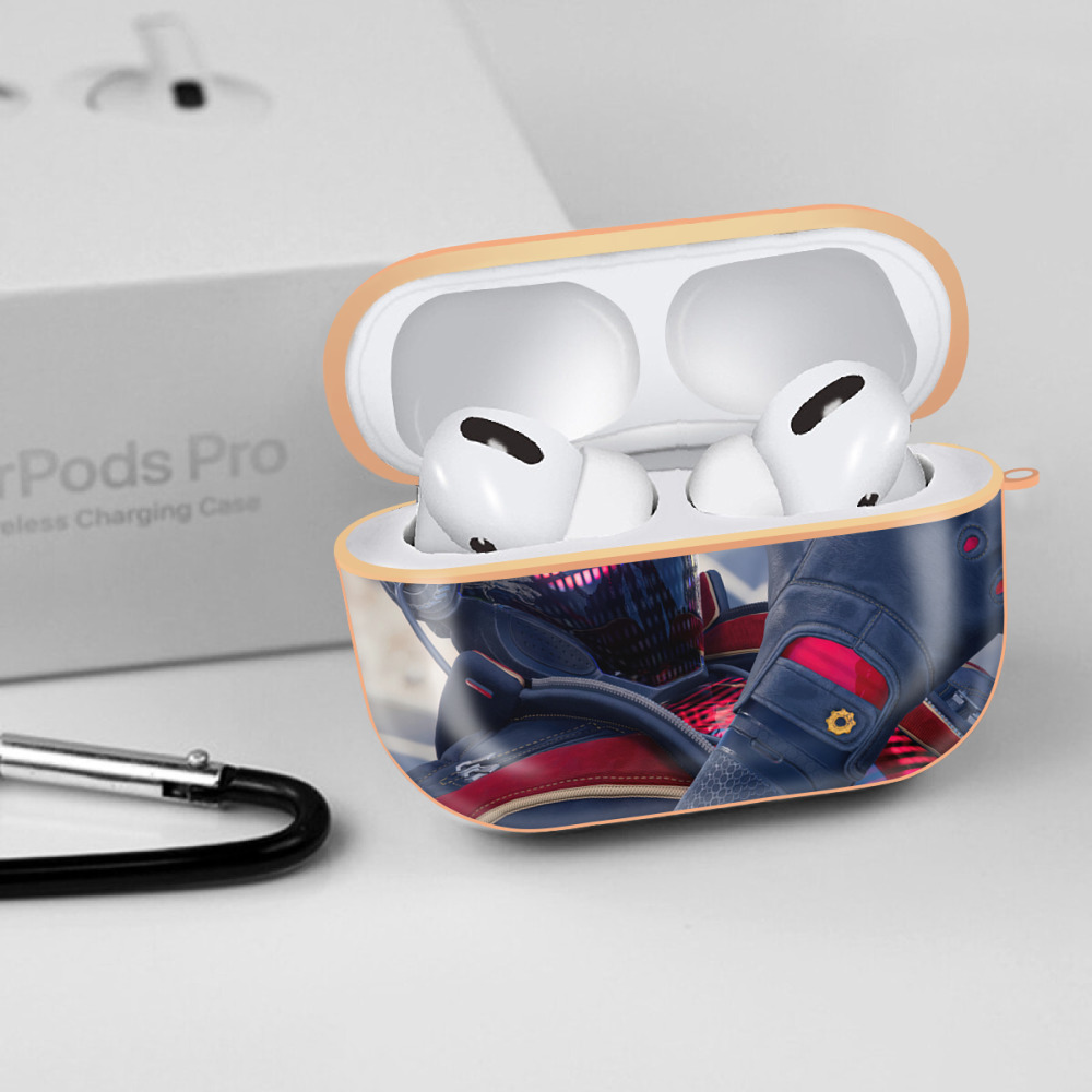 Spider Man スパイダーマン 【AirPods Pro用】ハードシェル保護ケース｜耐衝撃・防指紋・カラビナ付き商品仕様