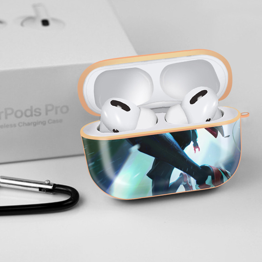Spider Man スパイダーマン 【AirPods Pro用】ハードシェル保護ケース｜耐衝撃・防指紋・カラビナ付き商品仕様