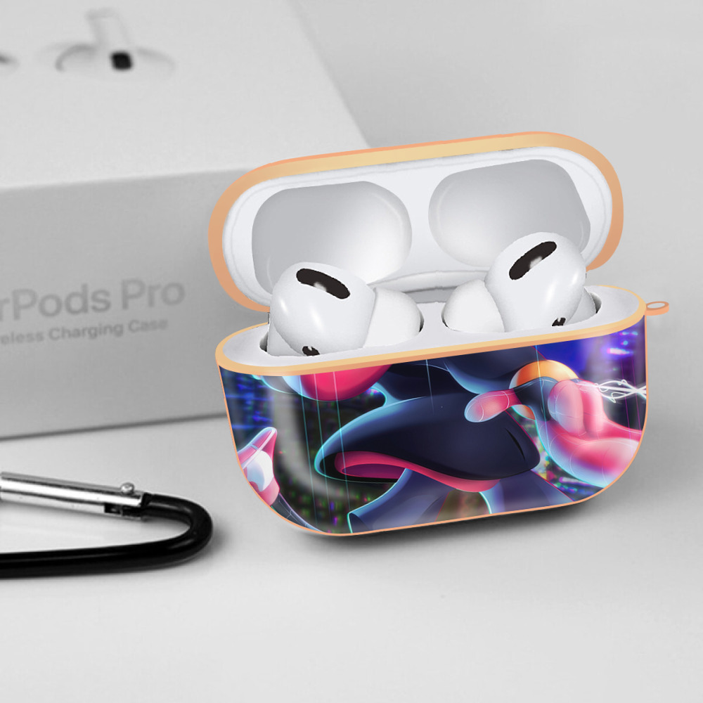 Spider Man スパイダーマン 【AirPods Pro用】ハードシェル保護ケース｜耐衝撃・防指紋・カラビナ付き商品仕様