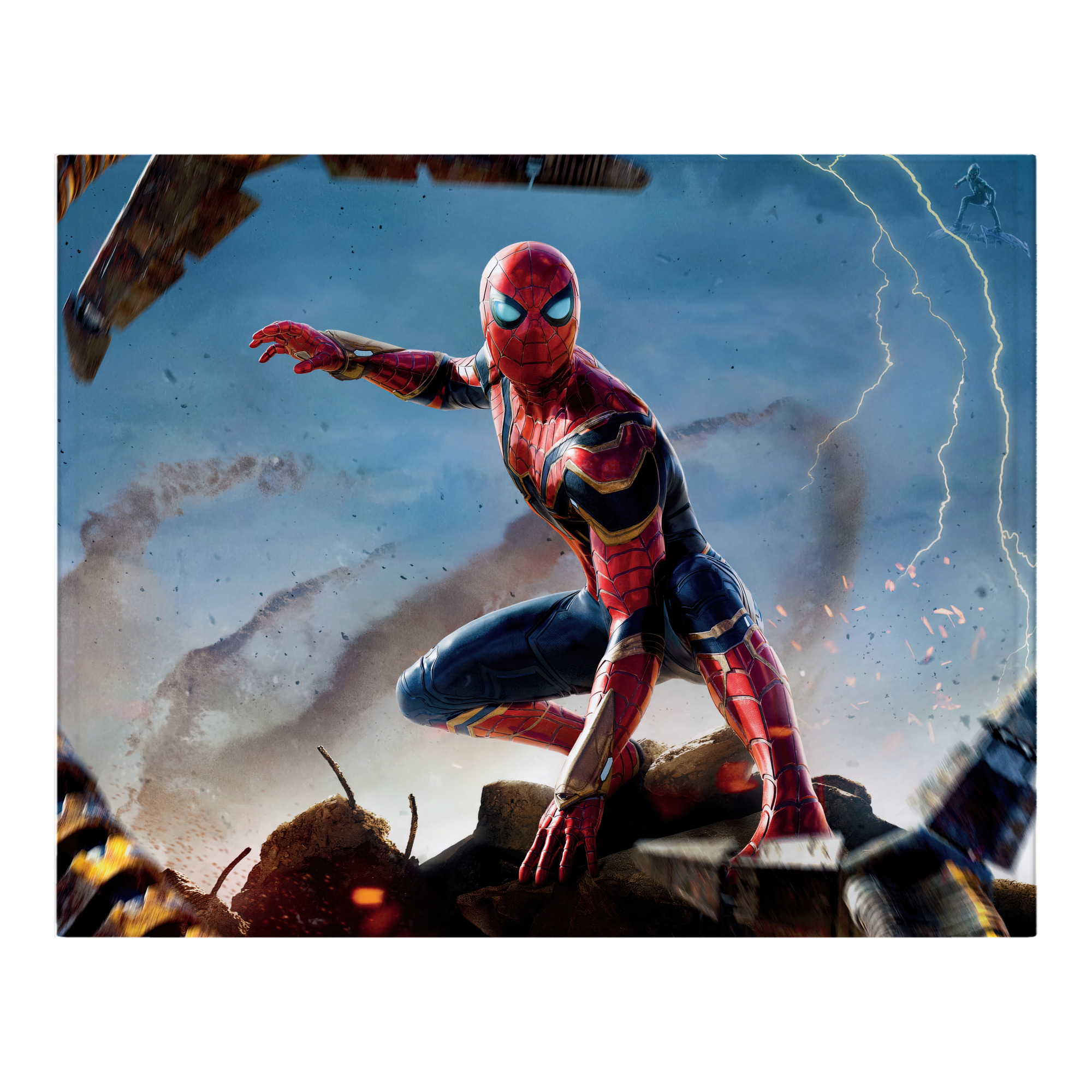 （画像用） Spider Man スパイダーマン フランネルブランケット・多サイズ対応（横型）