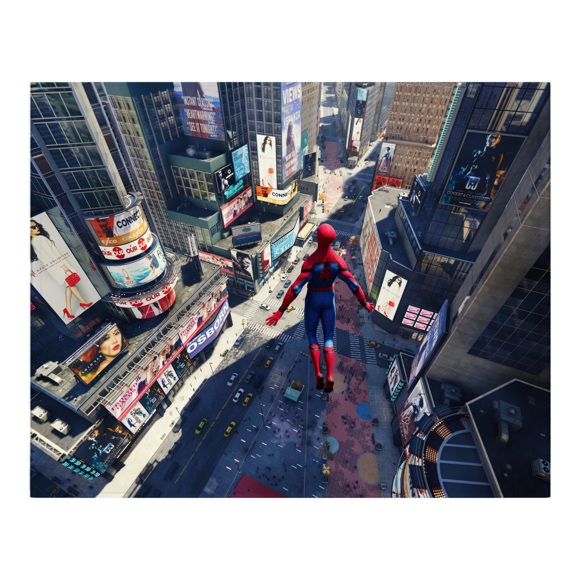 （画像用） Spider Man スパイダーマン フランネルブランケット・多サイズ対応（横型）