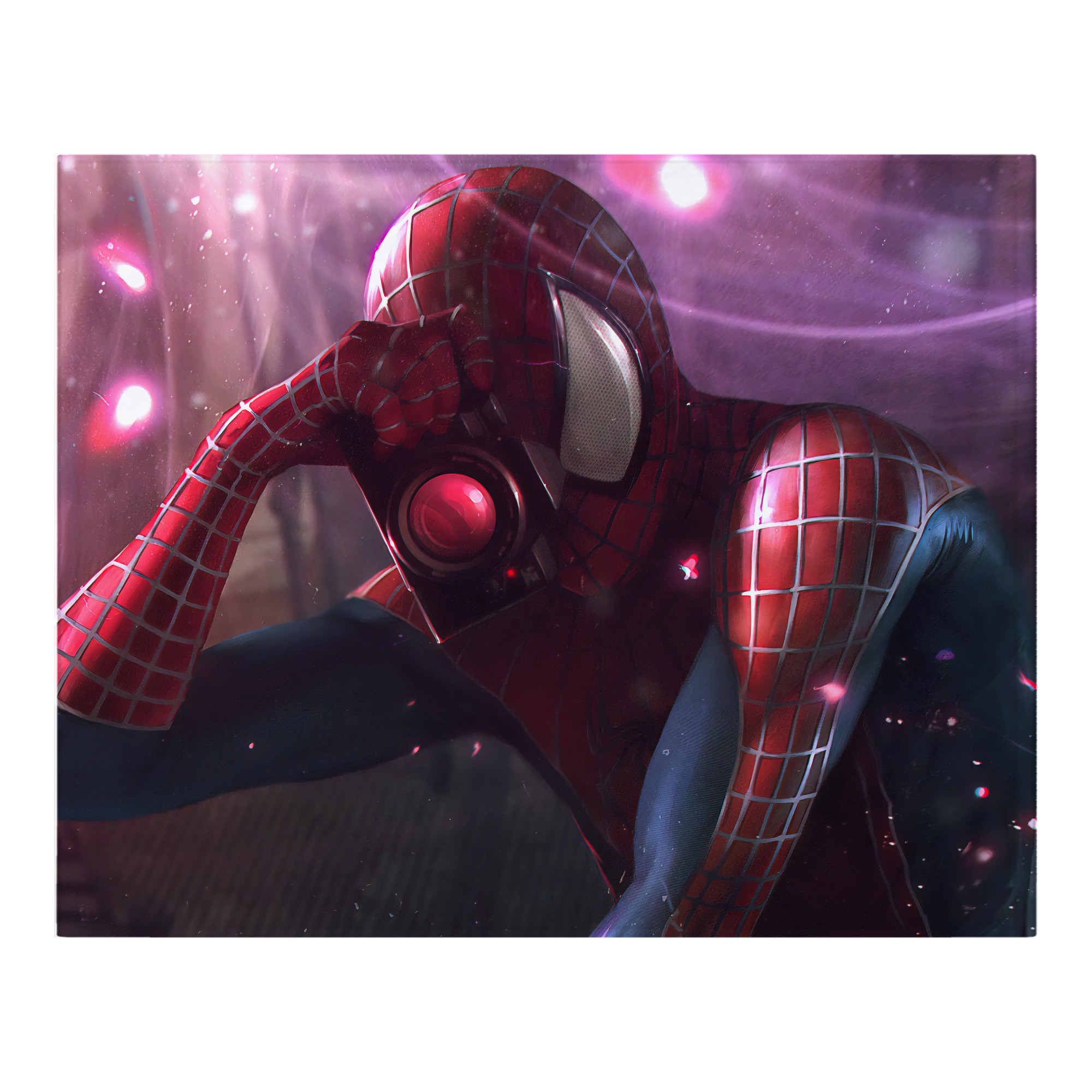 （画像用） Spider Man スパイダーマン フランネルブランケット・多サイズ対応（横型）