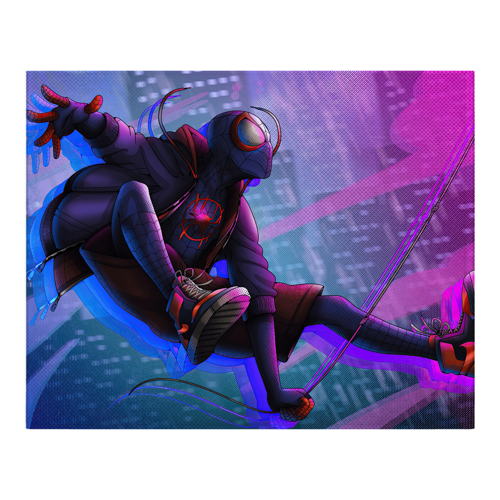 （画像用） Spider Man スパイダーマン フランネルブランケット・多サイズ対応（横型）